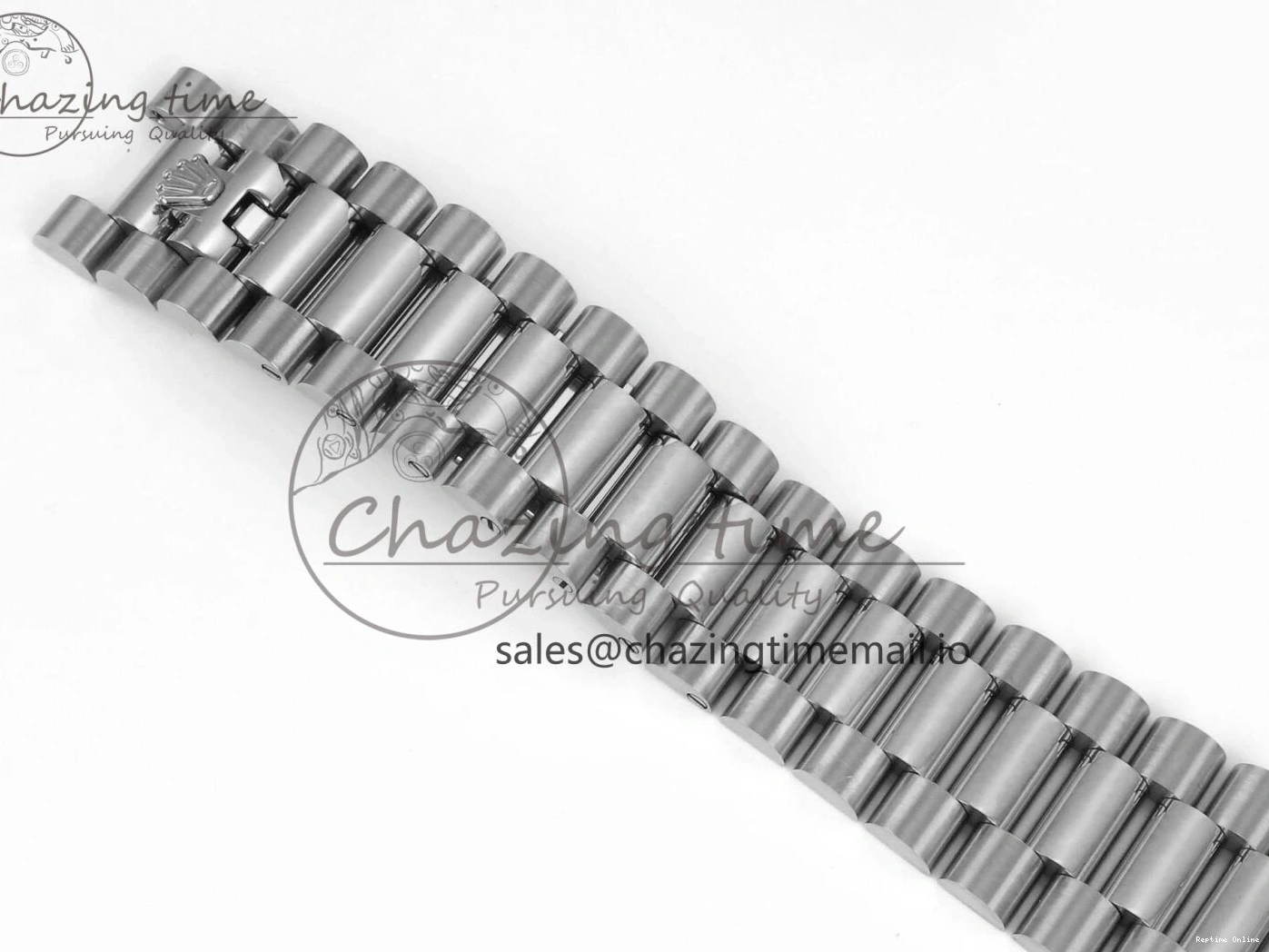 0126 Day Date 128239 36mm SS KF 1:1 Best Edition Black Dial Stick Marker On President Bracelet A2836 (Gain Weight) ZipUp 640